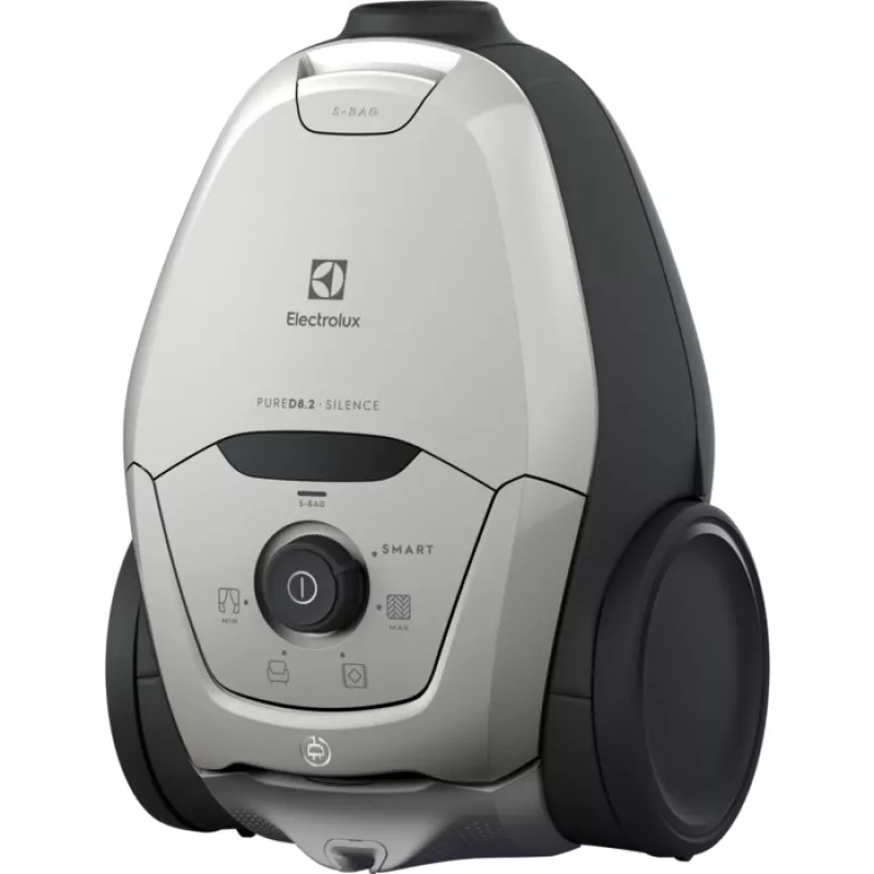 Bodenstaubsauger Electrolux Pure D8 — 3,5-L-Staubbeutel, 600 W, Teleskoprohr, Hygiene-Filter, 12 m Aktionsradius