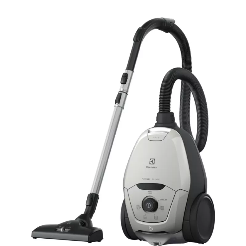Bodenstaubsauger Electrolux Pure D8 — 3,5-L-Staubbeutel, 600 W, Teleskoprohr, Hygiene-Filter, 12 m Aktionsradius