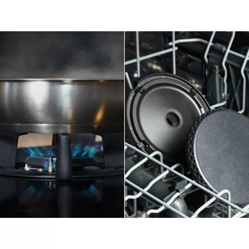 Electrolux KDI641723K Kochfeld Schwarz Einbau 60 cm Kombi 4 Zone(n), Drehregler, Touch