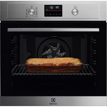 Electrolux EOF4P56X 72 L Schwarz, Edelstahl