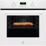 Einbau-Elektrobackofen Electrolux EOF3H40BW, 65 L, Heißluft, Grill, AquaClean, weiß
