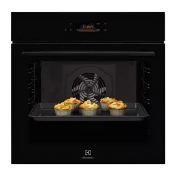 Einbau-Elektrobackofen Electrolux LOE8F38Z, 60 cm, 72 L, pyrolytische Reinigung, Heißluft, Grill, Schwarz
