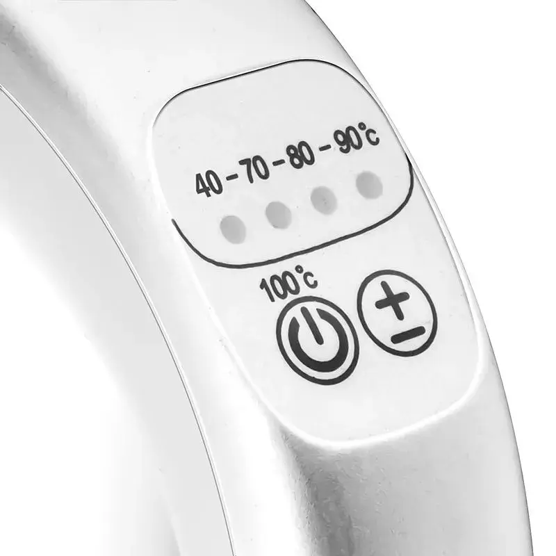 Elektrischer Wasserkocher Eldom C510B 1,7 L 2200 W Weiß – Gehäuse aus Glas und Kunststoff, Knopfdeckel, kabellose 360°-Basis