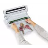 Vakuumiergerät FoodSaver VS0100X — Drehregler, inklusive Folienrolle und 4 Vakuumierbeutel, silber-weiß