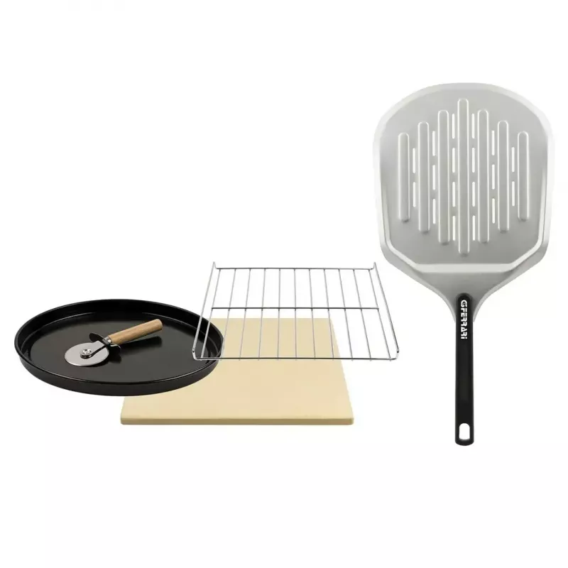 Elektrischer Tisch-Pizzaofen G3FERRARI G1018600 PRONTO PIZZA — 1700 W, Steinbackfläche, max. 420°C, geeignet für Ø32 cm Pizza