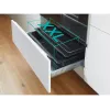 Freistehender Herd Gorenje GECS5C70WA Elektrokochfeld mit Spiralplatten, 4 Zonen, weiß, Backofen 70 L, Drehregler, LED-Anzeige
