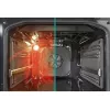 Freistehender Herd Gorenje GECS5C70WA Elektrokochfeld mit Spiralplatten, 4 Zonen, weiß, Backofen 70 L, Drehregler, LED-Anzeige