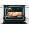 Freistehender Herd Gorenje GECS5C70WA Elektrokochfeld mit Spiralplatten, 4 Zonen, weiß, Backofen 70 L, Drehregler, LED-Anzeige