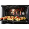 Freistehender Herd Gorenje GECS5C70WA Elektrokochfeld mit Spiralplatten, 4 Zonen, weiß, Backofen 70 L, Drehregler, LED-Anzeige
