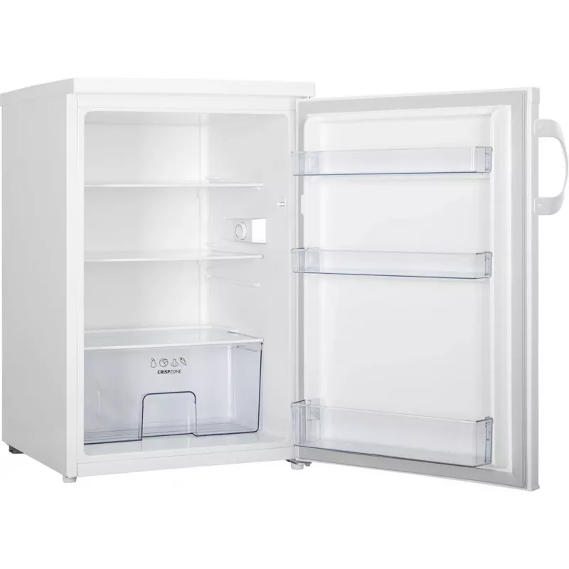 Freistehender Kühlschrank Gorenje R492PW — 133 L, weiß, wechselbarer Türanschlag, LED-Beleuchtung, Drehregler