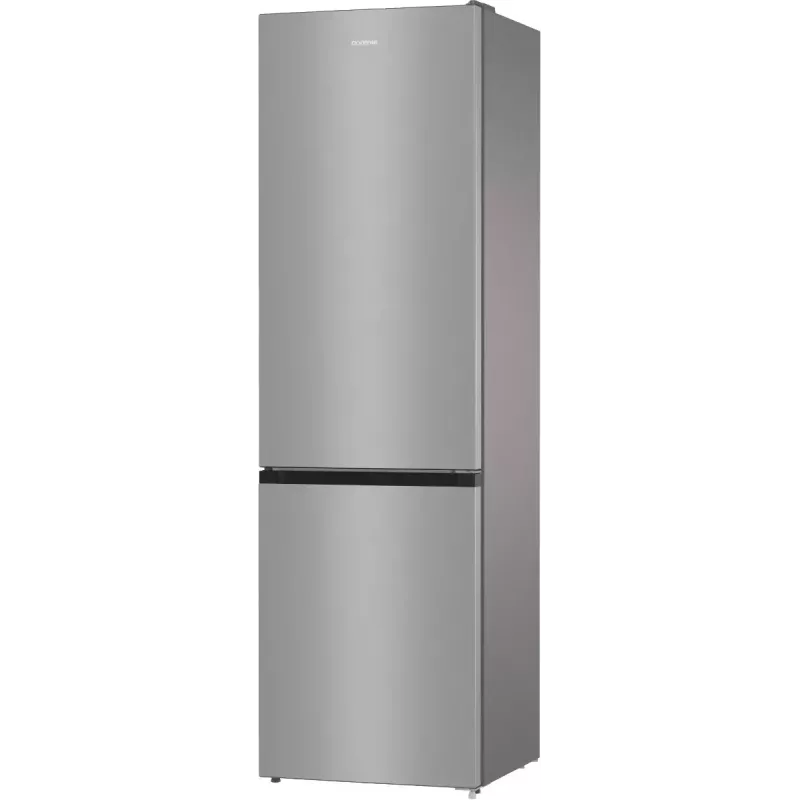 Freistehender Kühl-Gefrierkombination Gorenje NRK6202EXL4, gesamt 331 L (Kühlschrank 235 L / Gefrierschrank 96 L), Edelstahl, LED-Display