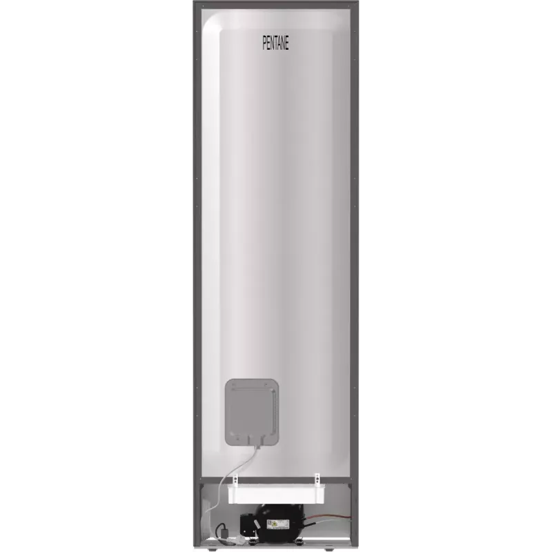 Freistehender Kühl-Gefrierkombination Gorenje NRK6202EXL4, gesamt 331 L (Kühlschrank 235 L / Gefrierschrank 96 L), Edelstahl, LED-Display