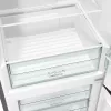 Freistehender Kühl-Gefrierkombination Gorenje NRK6202EXL4, gesamt 331 L (Kühlschrank 235 L / Gefrierschrank 96 L), Edelstahl, LED-Display