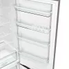Freistehender Kühl-Gefrierkombination Gorenje NRK6202EXL4, gesamt 331 L (Kühlschrank 235 L / Gefrierschrank 96 L), Edelstahl, LED-Display