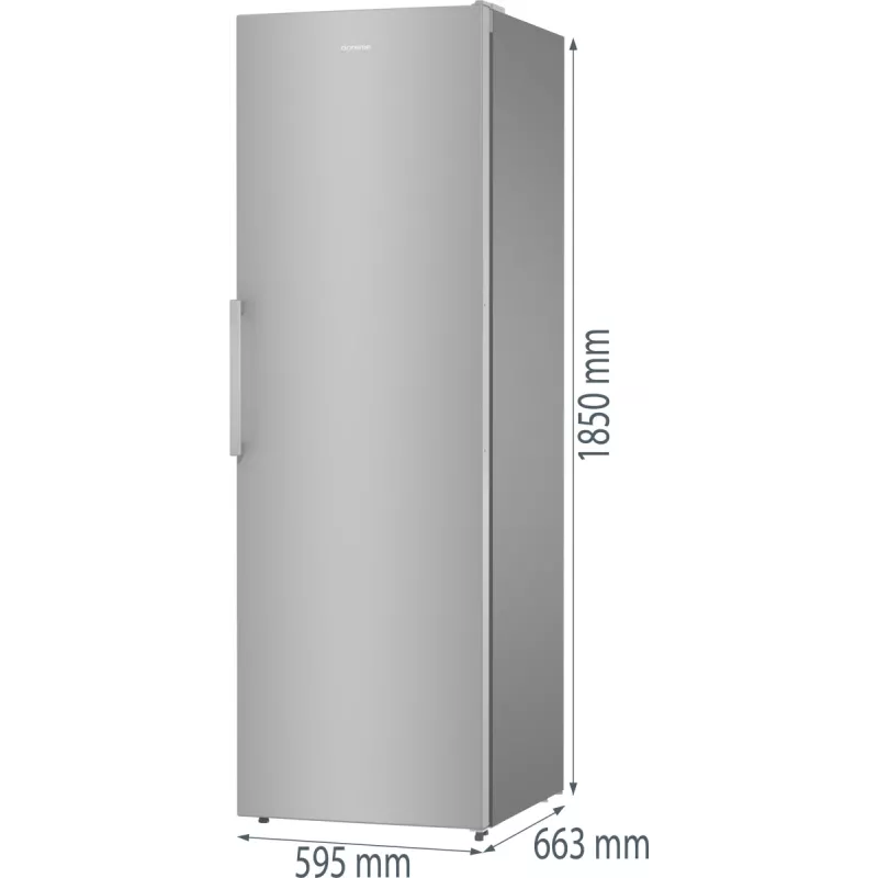 Gorenje Frysskåp FN619EES5 BK065B, 280 L, 12.6 kg/24h, SN-N, No Frost-System, E, Grau