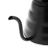 Elektrischer Wasserkocher HARIO 1,2 L (praktisch 800 ml), Edelstahl, induktionsgeeignet, schwarz