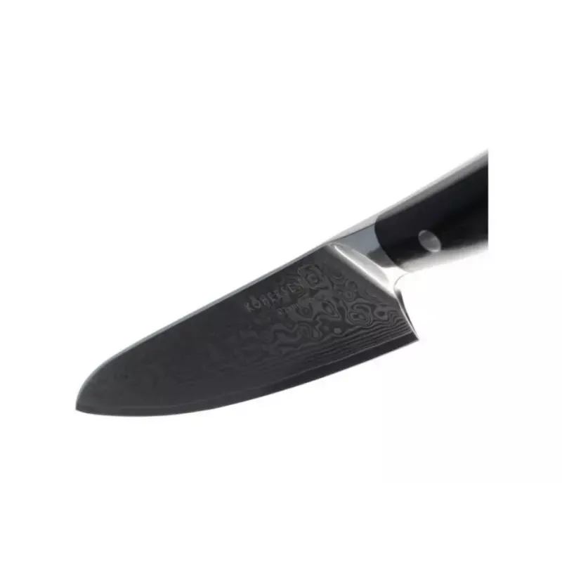 Universalmesser KOHERSEN Elegance Ebenholz, Damastklinge 12,7 cm, 243 mm Gesamtlänge, 127 g