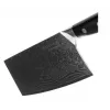 Hackmesser KOHERSEN Elegance Ebenholz Damaststahl Hackmesser 16,5 cm, 60 HRC, 13 cm Griff, 335 g