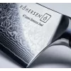 Hackmesser KOHERSEN Elegance Ebenholz Damaststahl Hackmesser 16,5 cm, 60 HRC, 13 cm Griff, 335 g