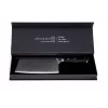 Hackmesser KOHERSEN Elegance Ebenholz Damaststahl Hackmesser 16,5 cm, 60 HRC, 13 cm Griff, 335 g