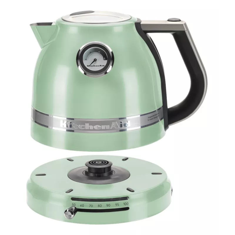KitchenAid 5KEK1522EPT elektrischer Wasserkocher 1,5 l 2400 W Schwarz, Grün, Edelstahl