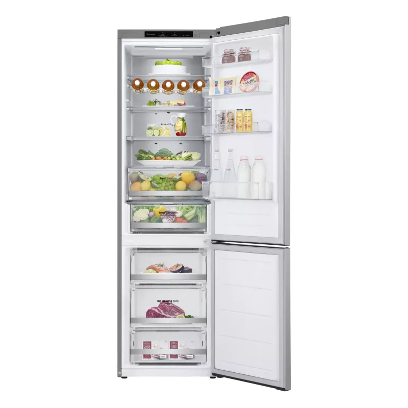 LG GBV7280DPY.APYQEUR Kühl-Gefrierkombination freistehend 387 l Silber