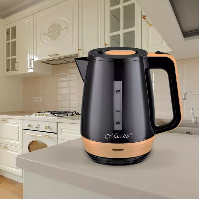 Elektrischer Wasserkocher Maestro MR 033, 1,7 L Fassungsvermögen, 2200 W, Kunststoffgehäuse, 0,7 m Kabel