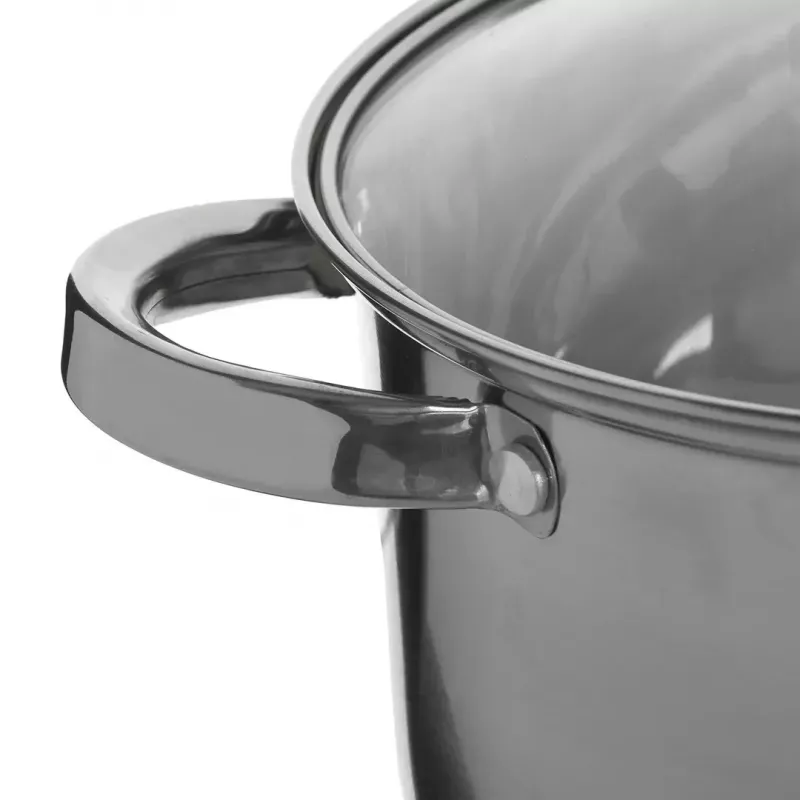 Kochtopfset Maestro MR-2021 — 9-teilig, Edelstahl, induktionsgeeignet, Wandstärke 0,6 mm, Deckel inklusive