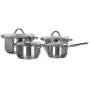 Kochtopfset Maestro MR-2021 — 9-teilig, Edelstahl, induktionsgeeignet, Wandstärke 0,6 mm, Deckel inklusive