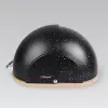 Brotdose Maestro MR-1678G-Schwarz – ovaler Brotaufbewahrungsbehälter, Kunststoff mit Bambusdeckel, 350×200×250 mm