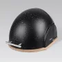 Brotdose Maestro MR-1678G-Schwarz – ovaler Brotaufbewahrungsbehälter, Kunststoff mit Bambusdeckel, 350×200×250 mm