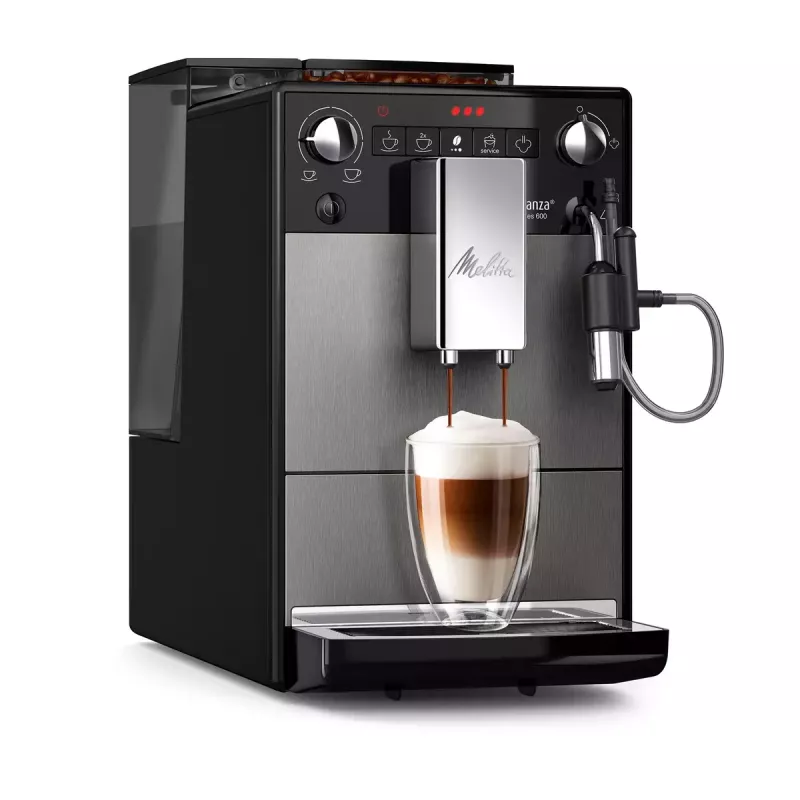 Espresso-Vollautomat MELITTA F270-100 – vollautomatisch, 1,5 l Wassertank, 15 bar, integriertes Mahlwerk