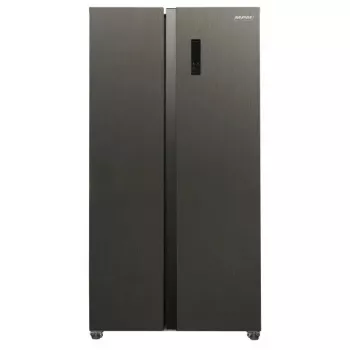 Side-by-Side-Kühlschrank MPM MPM-563-SBS-14/N — 532 L Gesamtinhalt, 347 L Kühlbereich, 185 L Gefrierbereich, Edelstahl