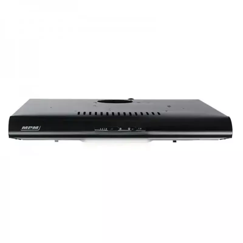 Unterbau-Dunstabzugshaube MPM MPM-51-PX-72 Schwarz, 500 mm, 175 m³/h, 3 Geschwindigkeiten, Aluminium-Fettfilter