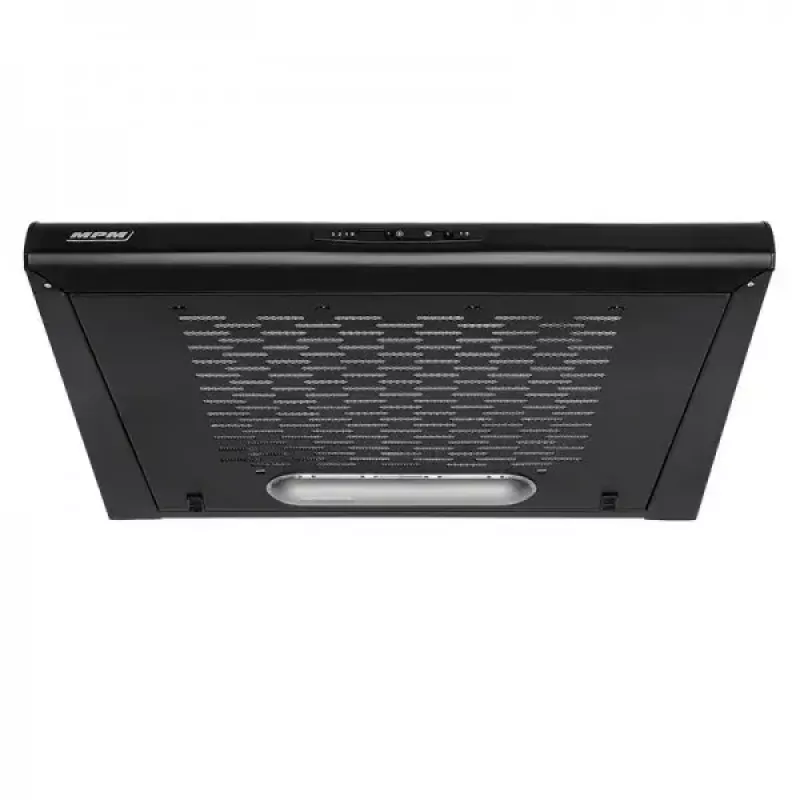 Unterbau-Dunstabzugshaube MPM MPM-51-PX-72 Schwarz, 500 mm, 175 m³/h, 3 Geschwindigkeiten, Aluminium-Fettfilter