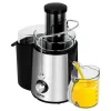 Zentrifugalentsafter MPM MSO-18-M, 1000 W Motor, 1 L Saftbehälter, 2-stufige Steuerung, Edelstahl, schwarz/silber