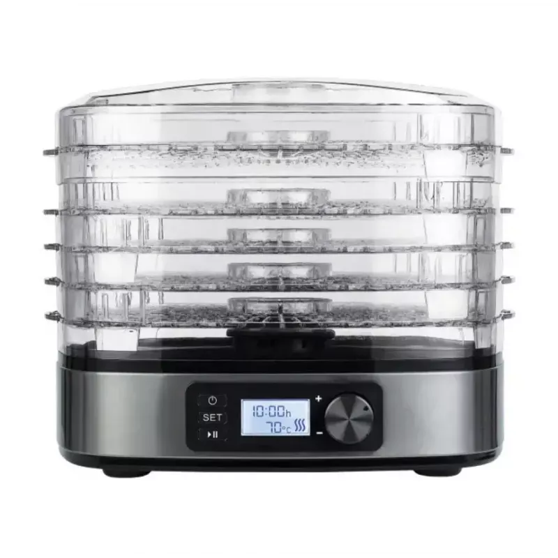 Dörrautomat MPM MSG-12, 6 Einschübe, 380 W, 35–75 °C, Timer 0,5–36 Std., Edelstahlgehäuse