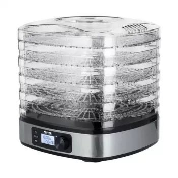 Dörrautomat MPM MSG-12, 6 Einschübe, 380 W, 35–75 °C, Timer 0,5–36 Std., Edelstahlgehäuse