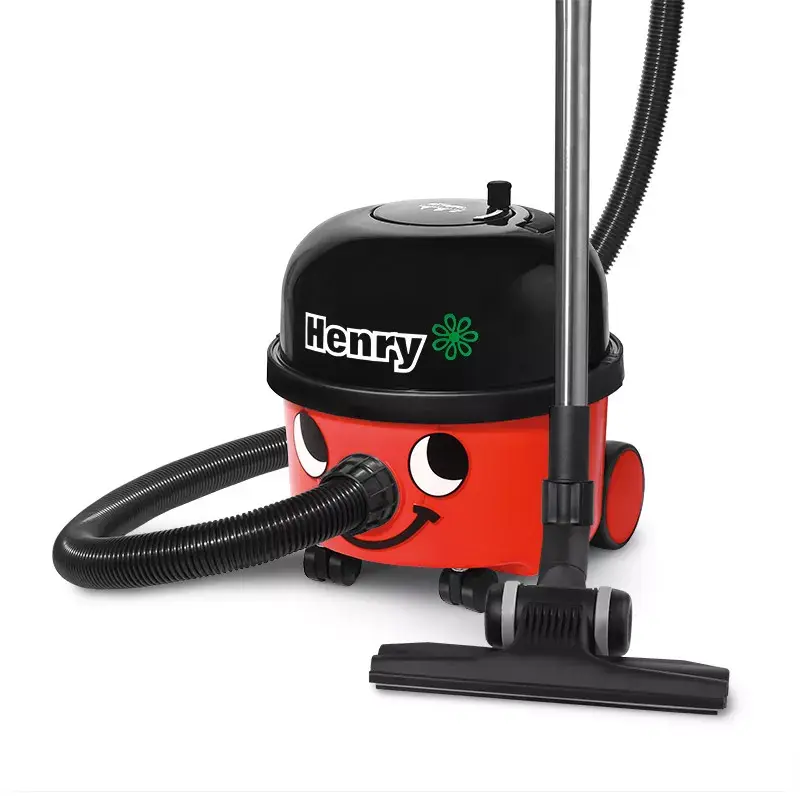 Bodenstaubsauger NUMATIC HENRY HVR200-11 — 9 l Staubbeutel, 620 W, HEPA 11, 10 m Kabel, rot
