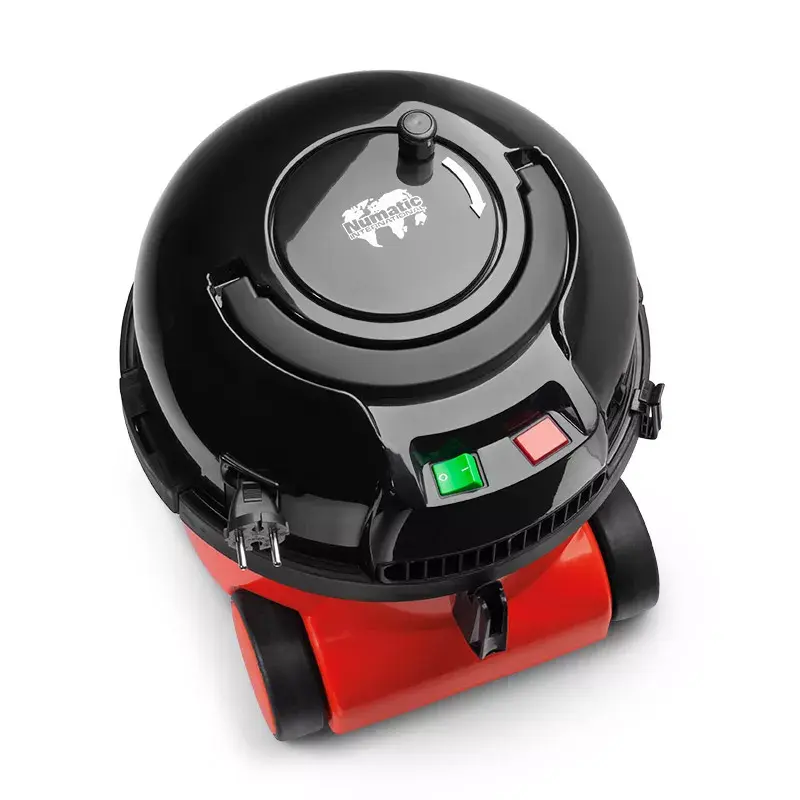 Bodenstaubsauger NUMATIC HENRY HVR200-11 — 9 l Staubbeutel, 620 W, HEPA 11, 10 m Kabel, rot