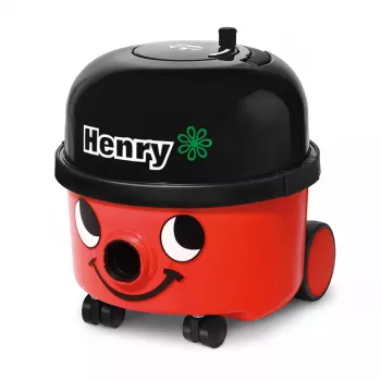 Bodenstaubsauger NUMATIC HENRY HVR200-11 — 9 l Staubbeutel, 620 W, HEPA 11, 10 m Kabel, rot
