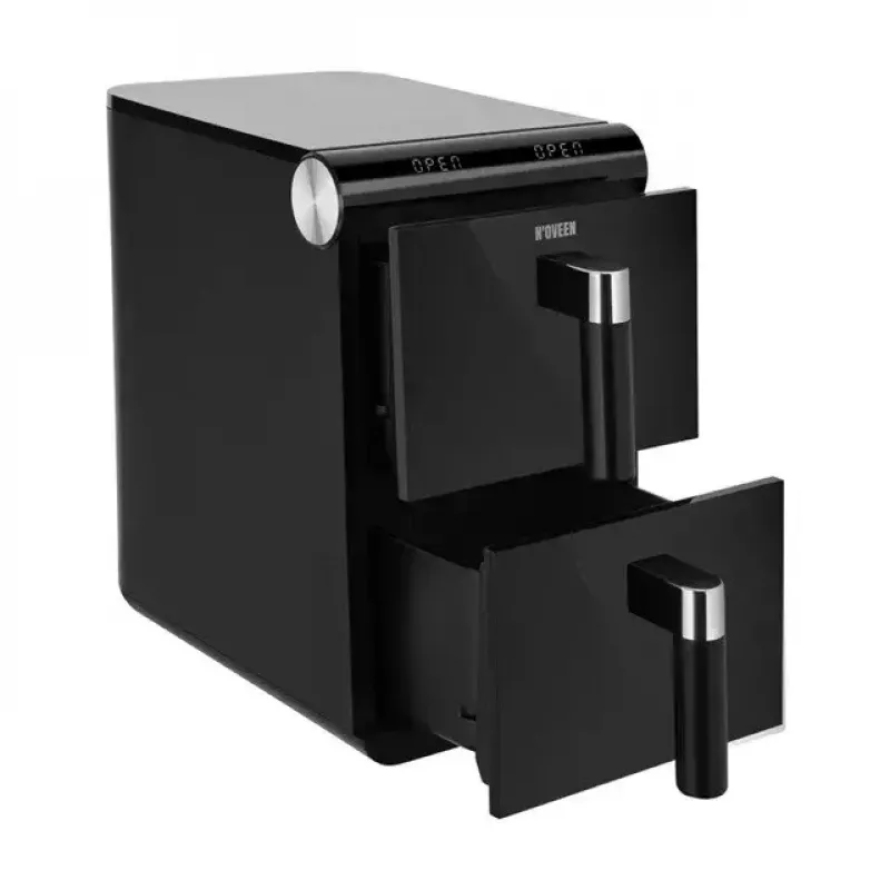 Elektrische Heißluftfritteuse NOVEEN AF5050, 11 L Fassungsvermögen, 1700 W, 13 Programme, 50–200°C, digitale Touch-Bedienung