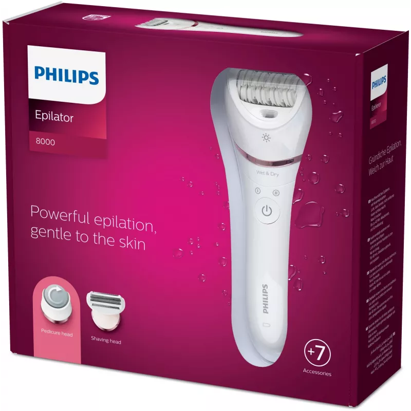 Philips 8000 Series Epilierer Series 8000 BRE730/10 Nass- und Trocken-Epilierer