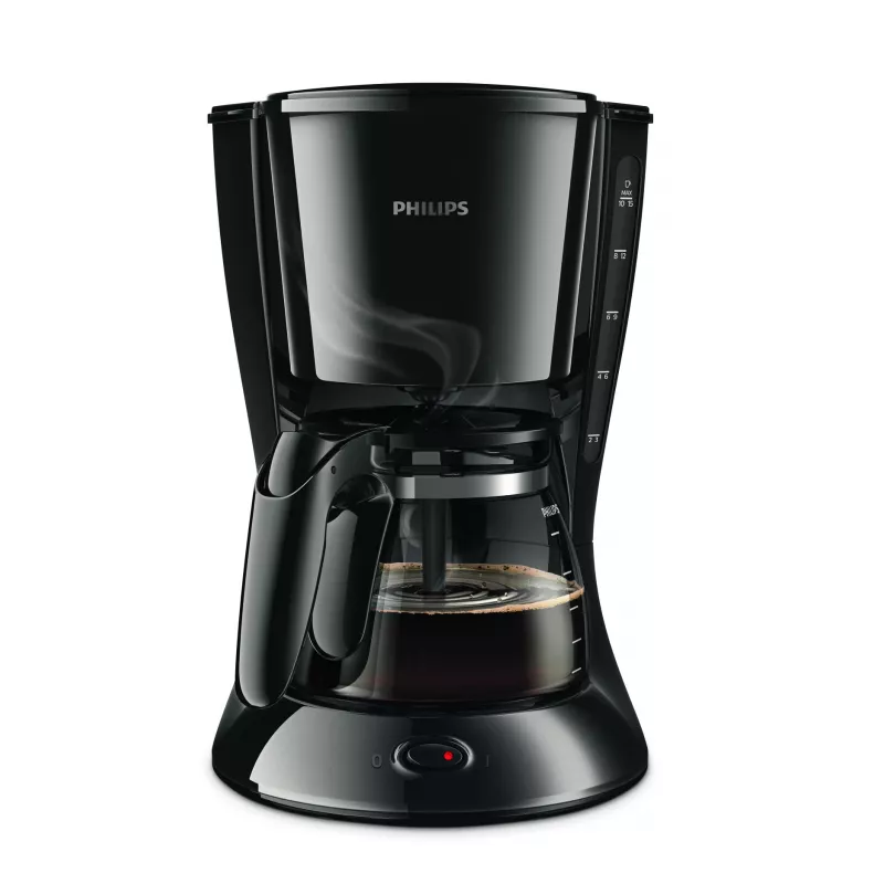 Philips Daily Collection HD7461/20 Kaffeemaschine, Filterkaffeemaschine, 1,2 l, Kaffeepulver, 1000 W, Schwarz