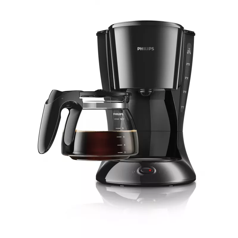 Philips Daily Collection HD7461/20 Kaffeemaschine, Filterkaffeemaschine, 1,2 l, Kaffeepulver, 1000 W, Schwarz
