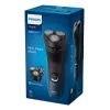 Elektrischer Herrenrasierer Philips S1151/00 Rotation 3-fach Scherkopf, NiMH-Akku, nass & trocken, 40 Min. Laufzeit, schwarz/blau