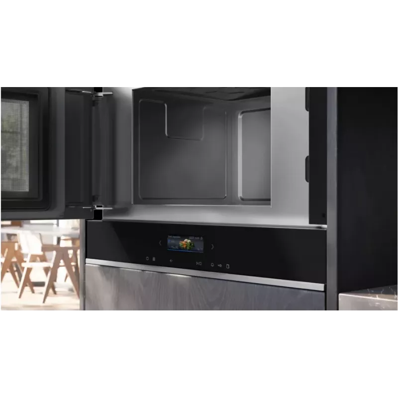 Siemens iQ700 BF722L1B1 Mikrowelle Schwarz Solo-Mikrowelle Einbau 21 l 900 W