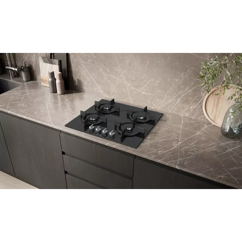 Siemens iQ500 EP6A6PI10 Kochfeld Schwarz Einbau 59 cm Gas 4 Zone(n)