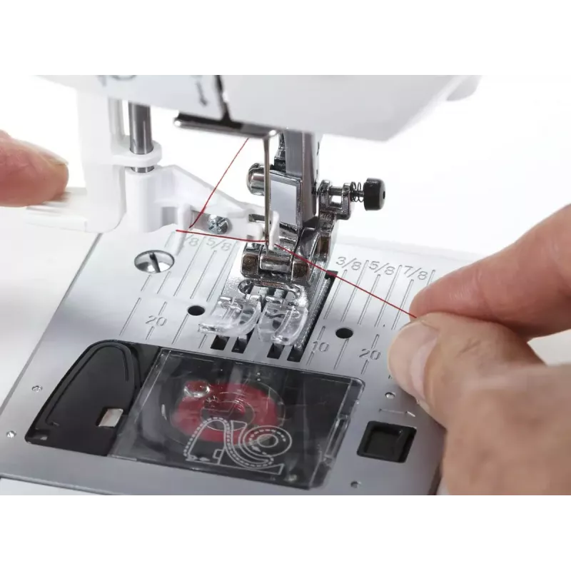 SINGER Nähmaschine 7640 – elektrisches Haushaltsmodell, weiß, mehrere Stichprogramme