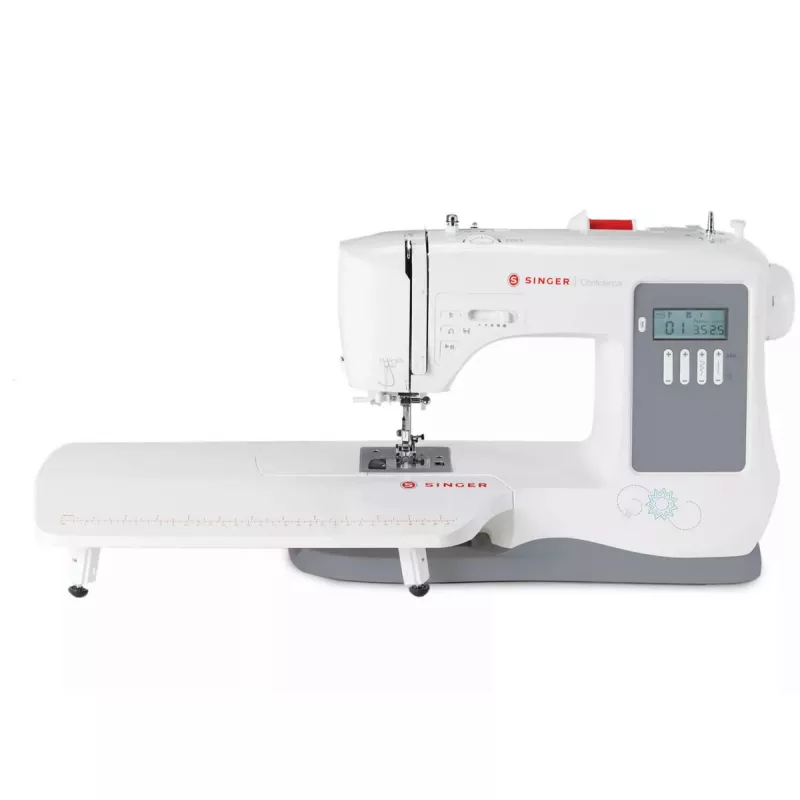 SINGER Nähmaschine 7640 – elektrisches Haushaltsmodell, weiß, mehrere Stichprogramme